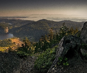 Jeziora, Lasy, Góry, Niebo