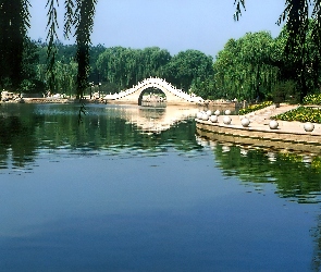 Chiny, Dragon, Park, Jezioro