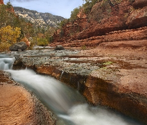 Rzeka, Skały, Stany, Arizona, Zjednoczone, Park