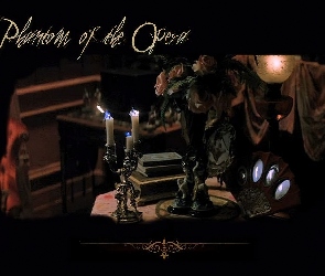 Phantom Of The Opera, wazon, świecznik, stolik