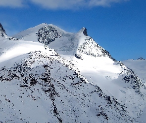 Góry, Alpy Zachodnie, Szwajcaria, Adlerhorn