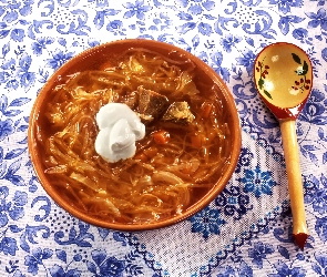 Łyżka, Obrus, Pyszna, Potrawka