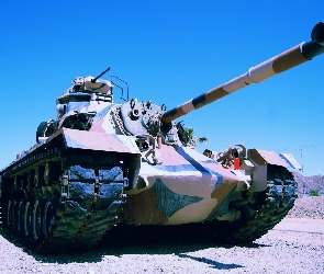 Gąsienice, Lufa, M48 Patton, Czołg