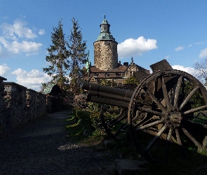 Zamek Czocha, Obronny, Armata, Mur