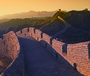 Wzgórza, Wielki Mur Chiński