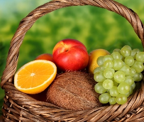 Pełen, Owoców, Kosz