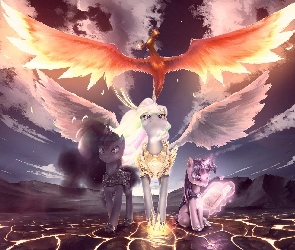 Twilight Sparkle, Luna, My Little Pony, Celestia
