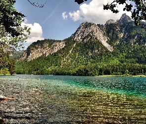 Las, Rzeka, Góry