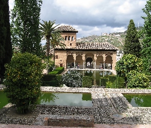 Warowny, Ogród, Pałacowy, Zespół, Alhambra