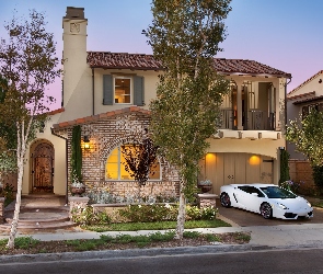 Dom, Ulica, Lamborghini, Białe