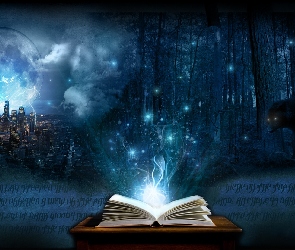 Wilk, Księżyc, Magiczna, Księga