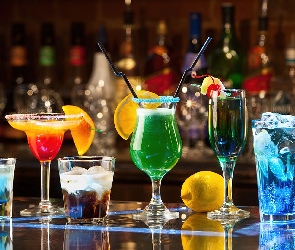 Drinki, Bufet, Kolorowe