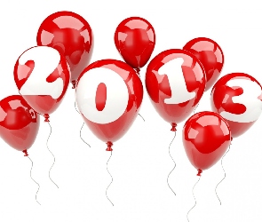 2013, Balony, Nowy Rok