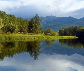 Jezioro, Las, Góry
