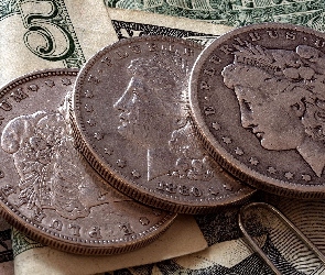 Monety, Dolary, Banknoty