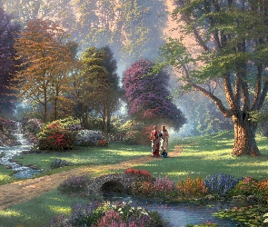 Rzeczka, Postacie, Święte, Zieleń, Park