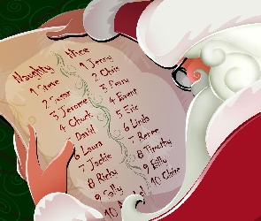 Mikołaj, List, Święta