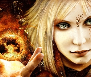Fantasy, Kobiety, Kula, Twarz