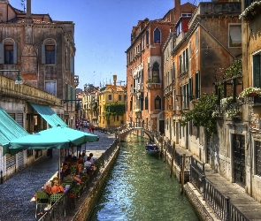 Włochy, Kamienice, Kanał, Wenecja