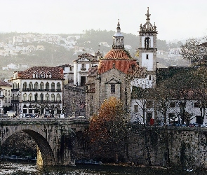 Portugalia, Architektura, Most, Amarante