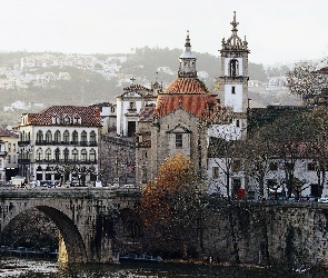 Architektura, Most, Portugalia, Amarante