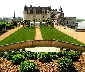Francja, Amboise, Ogród, Zamek