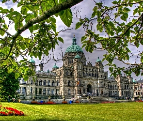 Kanada, Ogród, Budynek, Parlament