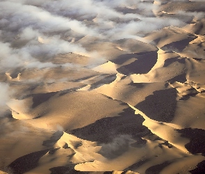 Pustynia, Chmury, Namibia