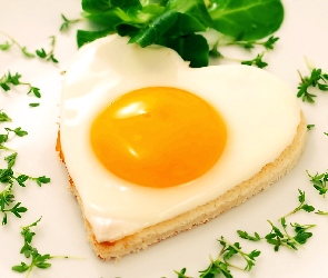 Jajeczko, Serce, Tost