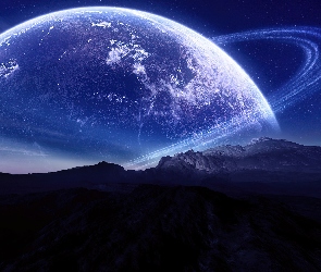 Planeta, Góry