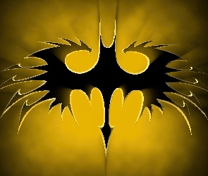 Batman, Tło, Żółte, Symbol