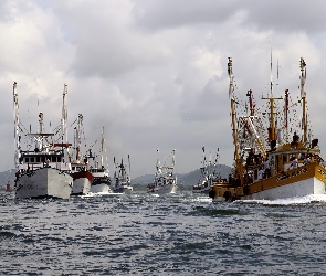 Woda, Statki, Port Of Mazatlan, Meksyk