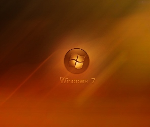 Logo, Pomarańcz, Windows 7