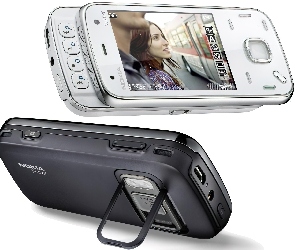 Tył, Czarny, Nokia N86, Srebrny