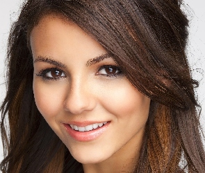 Uśmiechnięta, Włosy, Twarz, Victoria Justice