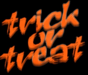 Halloween, tvick of treat