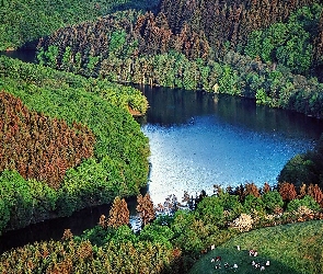 Jezioro, Lasy, Góry