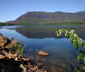 Montana, Donald, Kamienisty, Jezioro, Brzeg, Góry