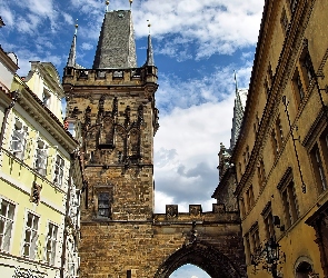 Praga, Domy, Zabytek, Most Karola