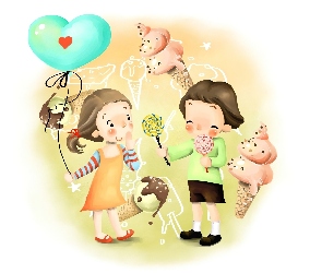 Balon, Lody, Dzieci