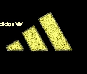 Paski, Żółte, Logo, Adidas