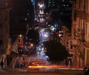 San Francisco, Światła, Noc