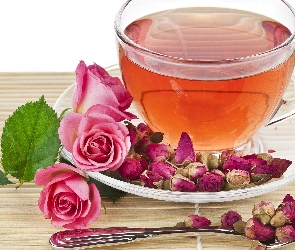 Herbata, Łyżeczka, Różana