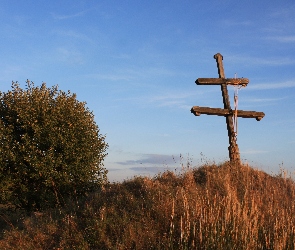 Krzyż, Trawy, Przydrożny