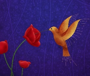 Ptaszek, Kwiatki