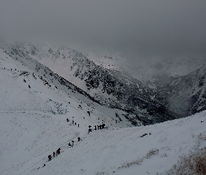 Góry, Zimą, Tatry