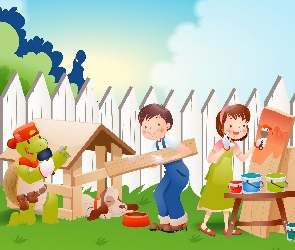 Budowanie, Zabawa, Dzieci