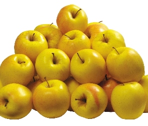 Zółte, Jabłka