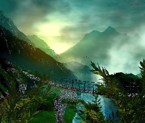 Most, Góry