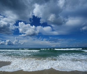 Morze, Chmury, Fale